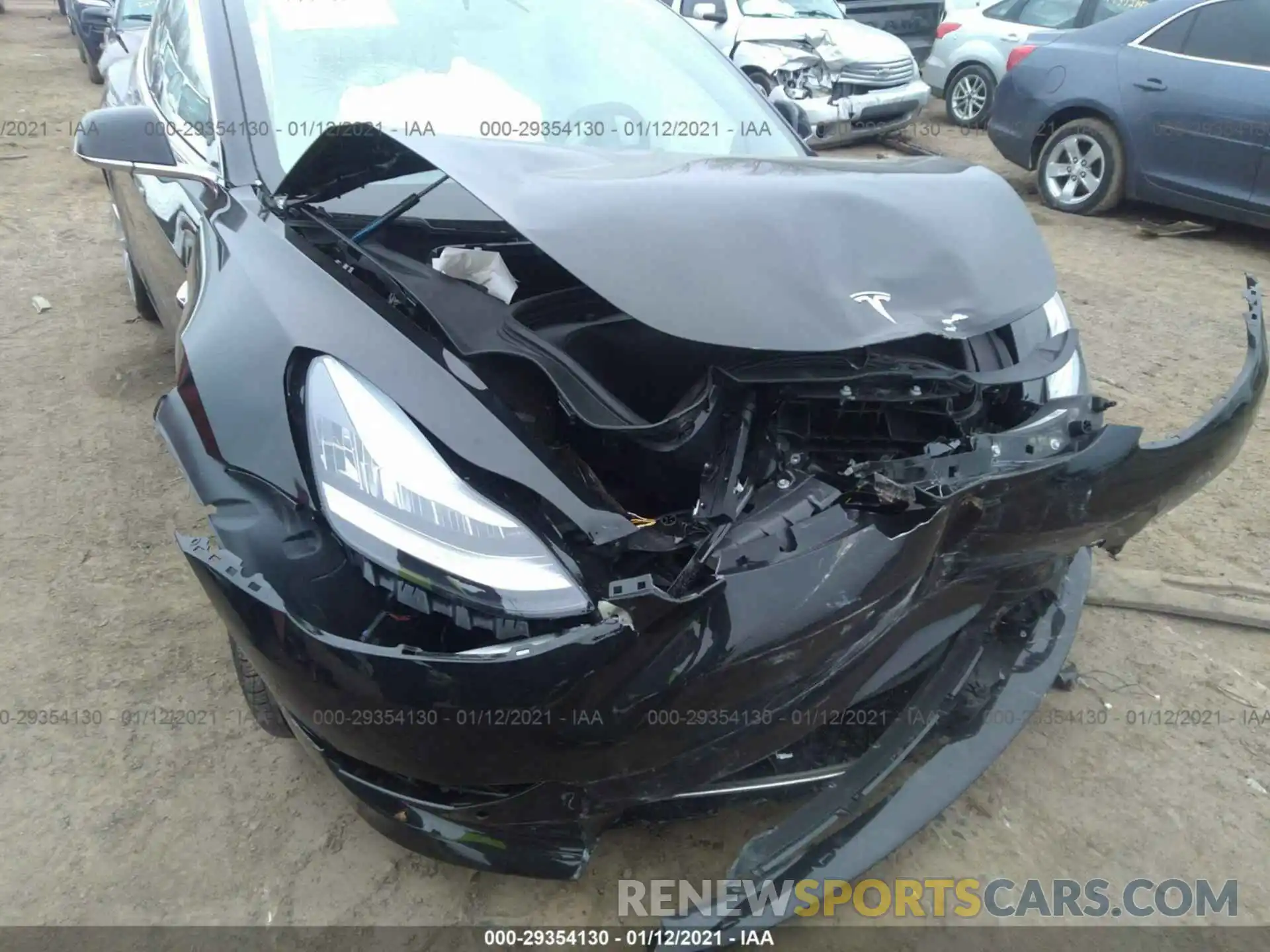 6 Photograph of a damaged car 5YJ3E1EB2LF795962 TESLA MODEL 3 2020