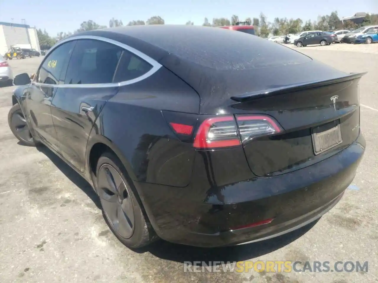 3 Photograph of a damaged car 5YJ3E1EB3LF600077 TESLA MODEL 3 2020