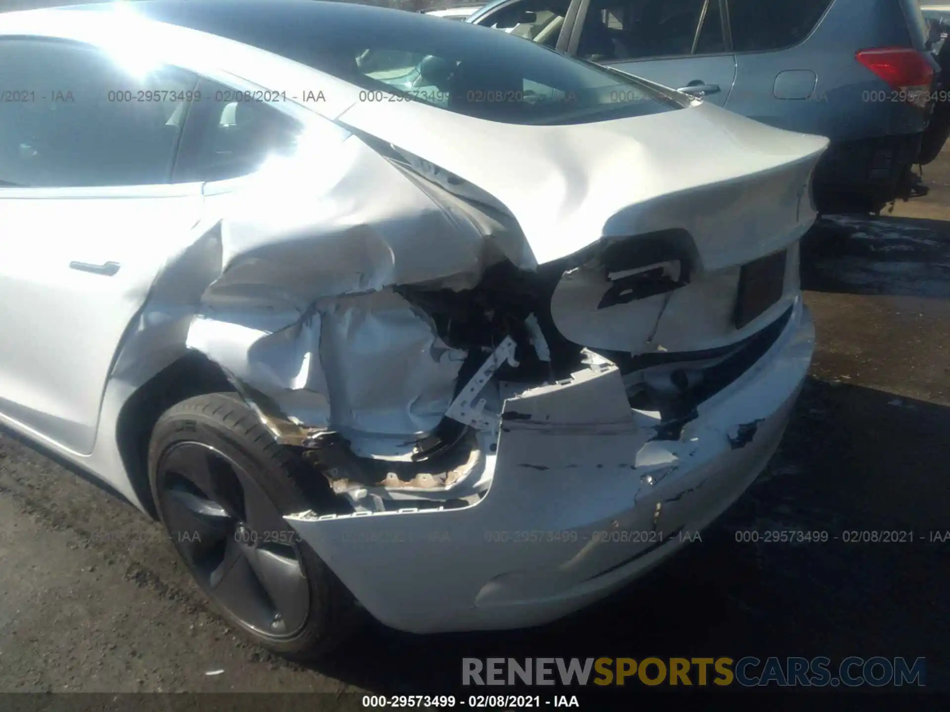 6 Photograph of a damaged car 5YJ3E1EB3LF618580 TESLA MODEL 3 2020