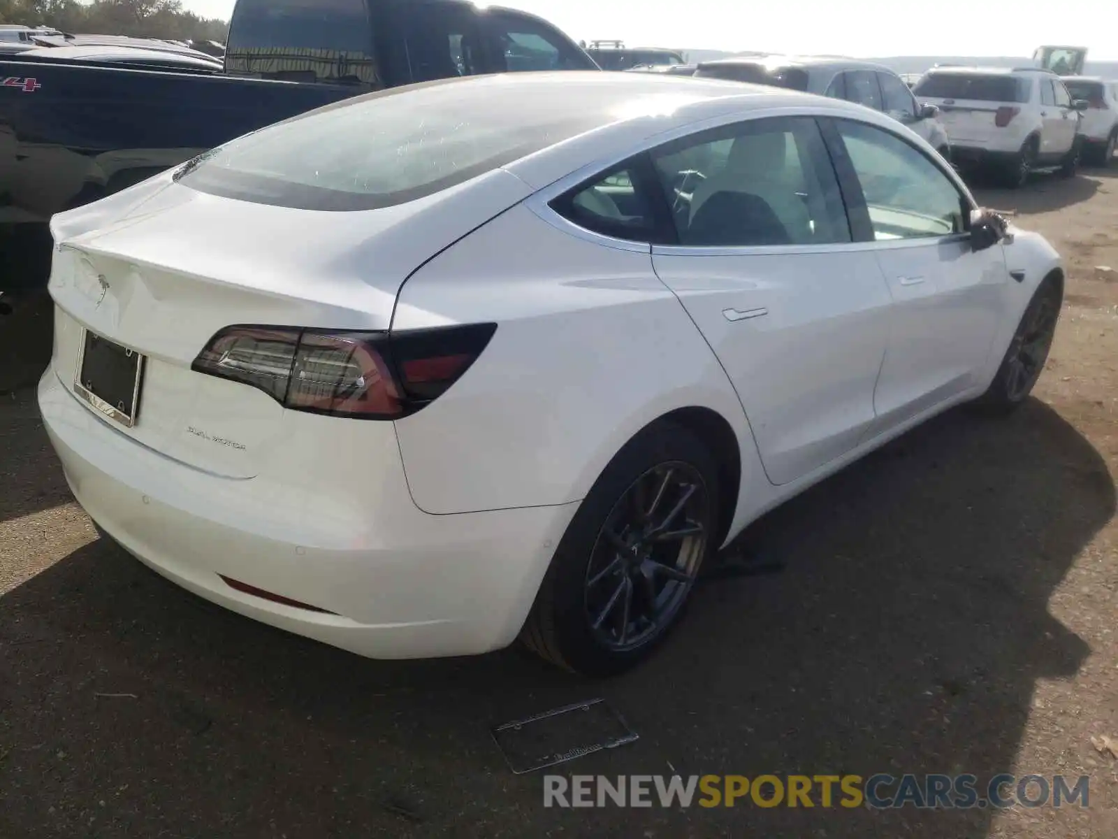 4 Photograph of a damaged car 5YJ3E1EB3LF628655 TESLA MODEL 3 2020