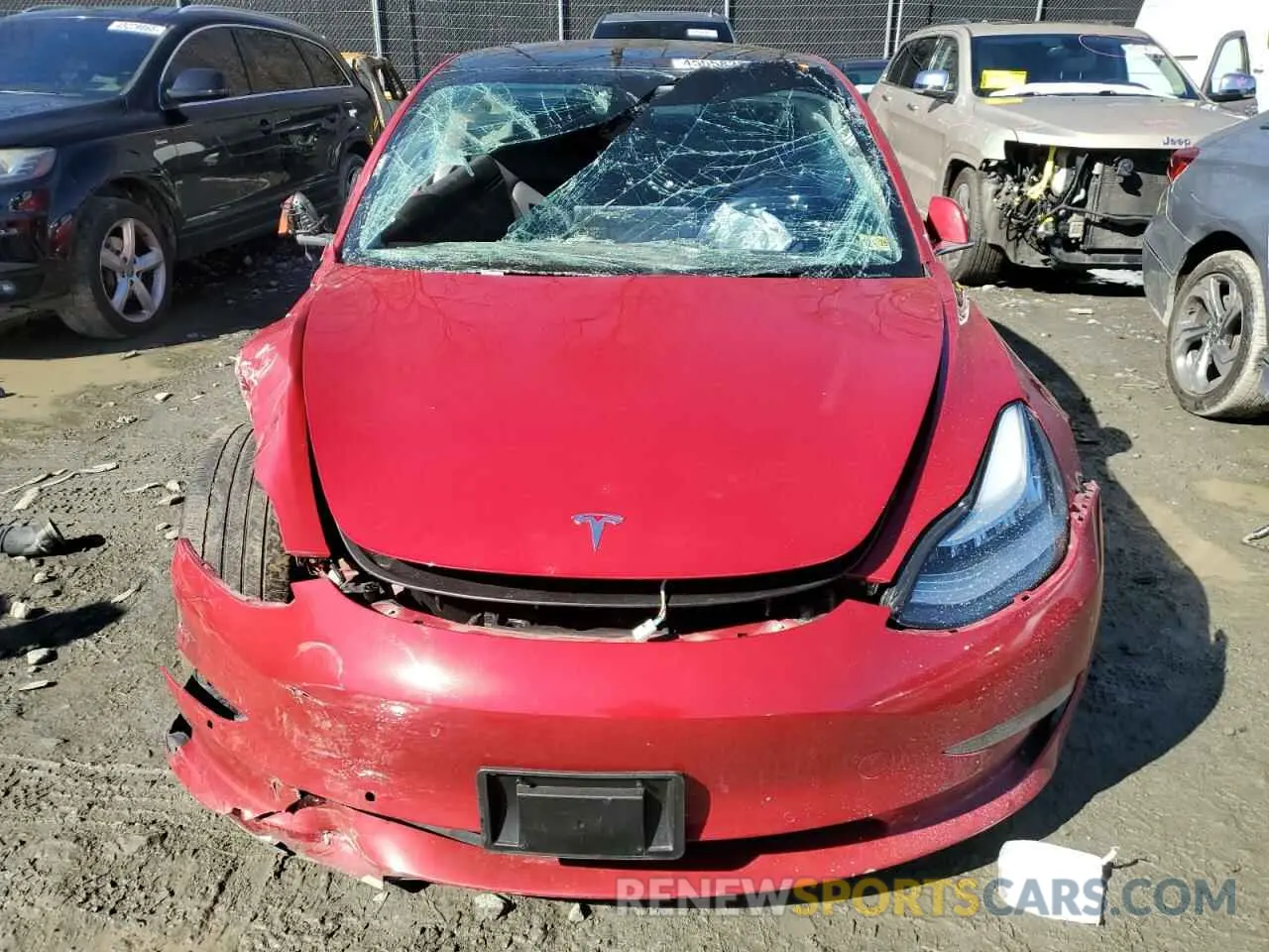 5 Photograph of a damaged car 5YJ3E1EB3LF635878 TESLA MODEL 3 2020