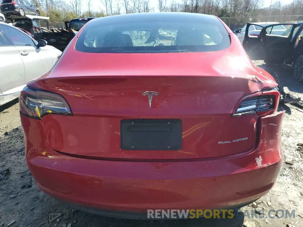 6 Photograph of a damaged car 5YJ3E1EB3LF635878 TESLA MODEL 3 2020