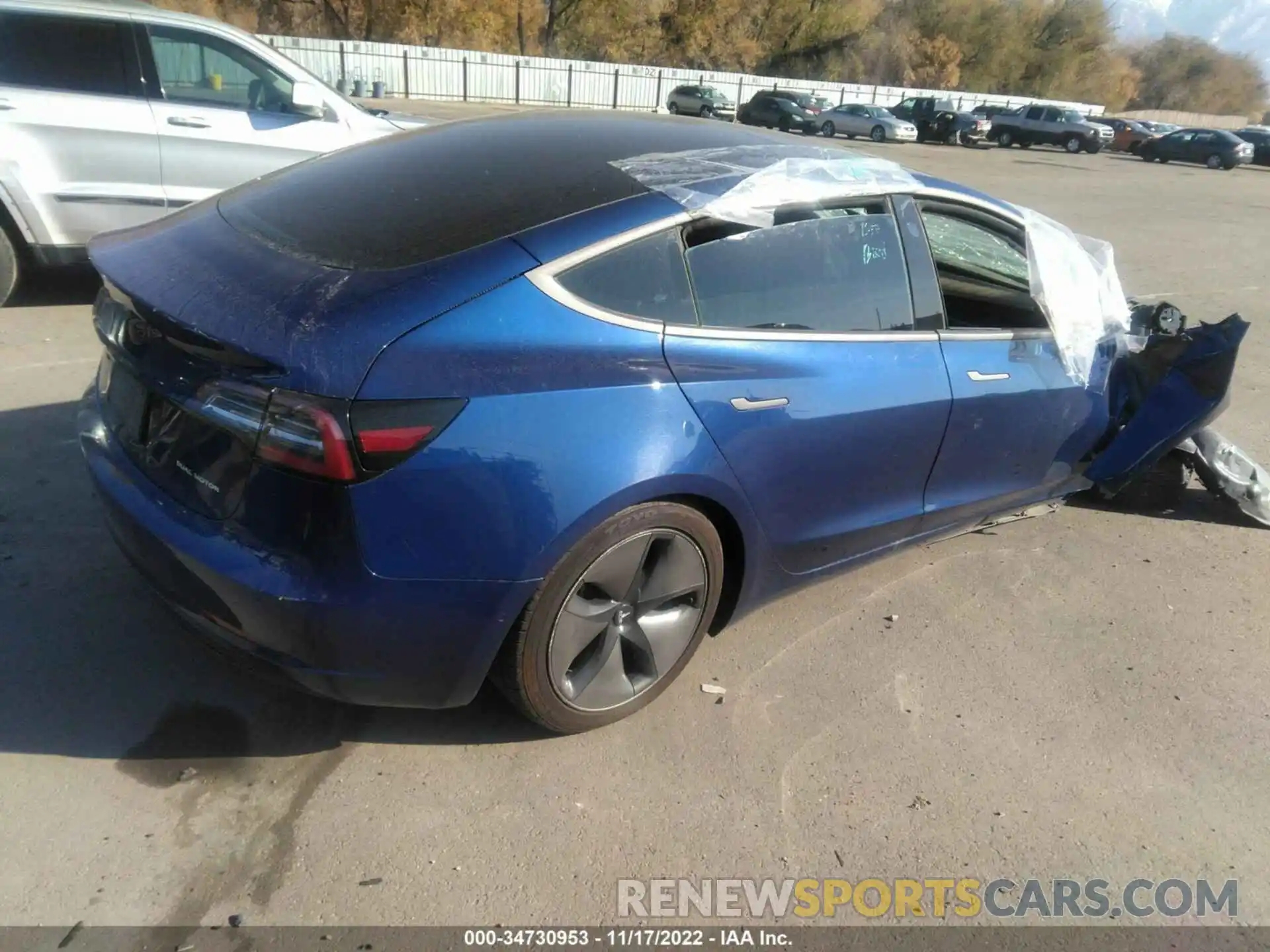 4 Photograph of a damaged car 5YJ3E1EB3LF664720 TESLA MODEL 3 2020