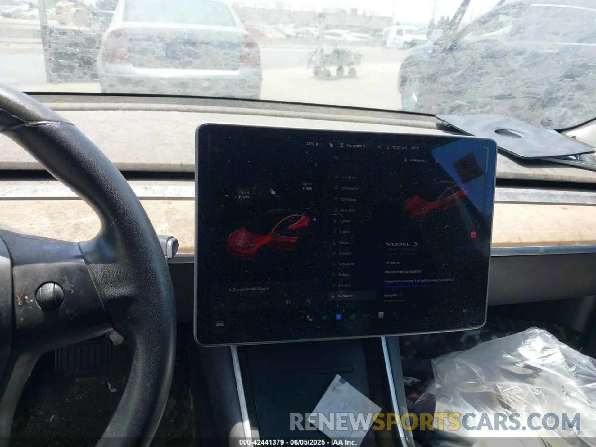 7 Photograph of a damaged car 5YJ3E1EB3LF666760 TESLA MODEL 3 2020