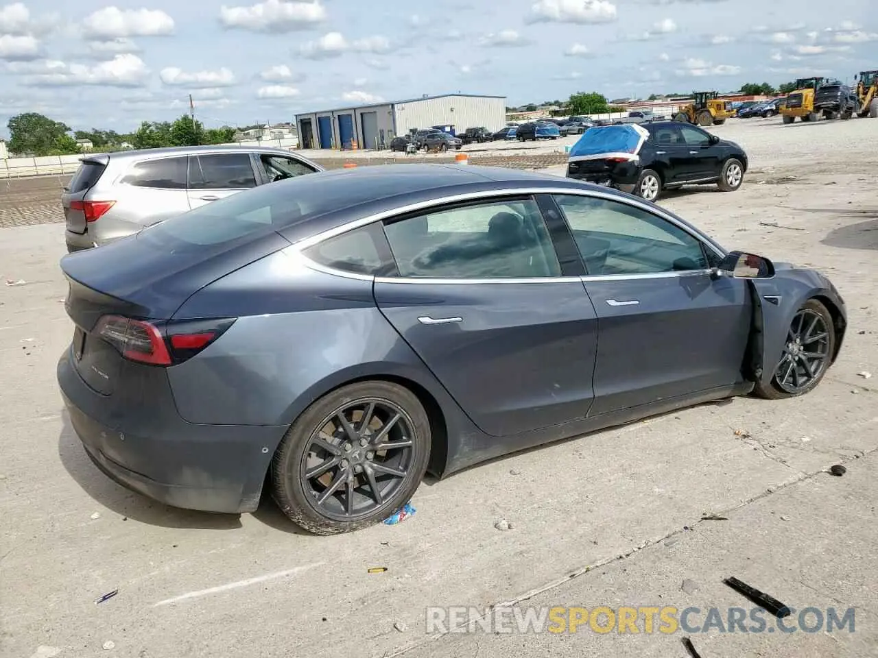 3 Photograph of a damaged car 5YJ3E1EB3LF734880 TESLA MODEL 3 2020