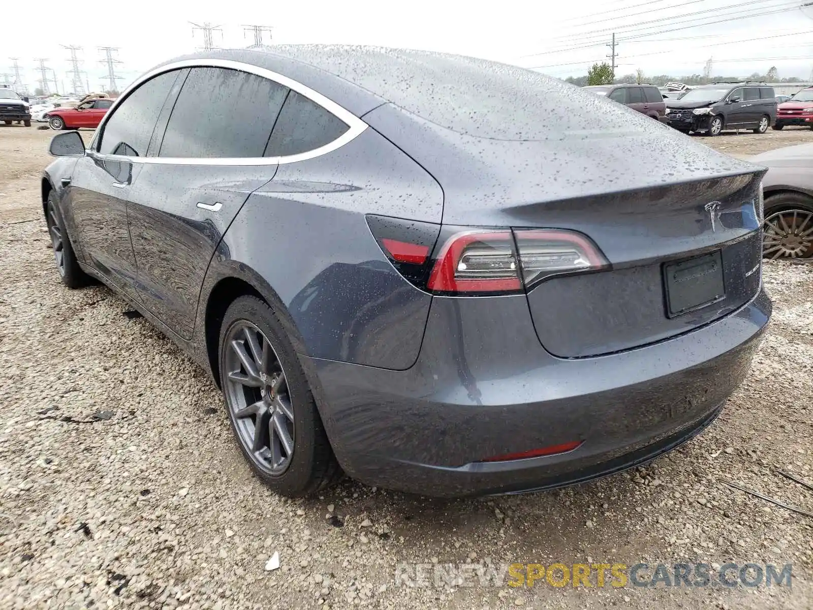 3 Photograph of a damaged car 5YJ3E1EB3LF734927 TESLA MODEL 3 2020