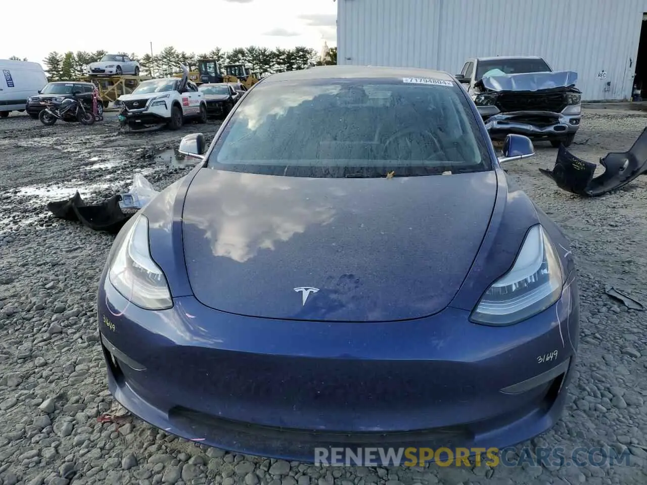 5 Photograph of a damaged car 5YJ3E1EB3LF787496 TESLA MODEL 3 2020