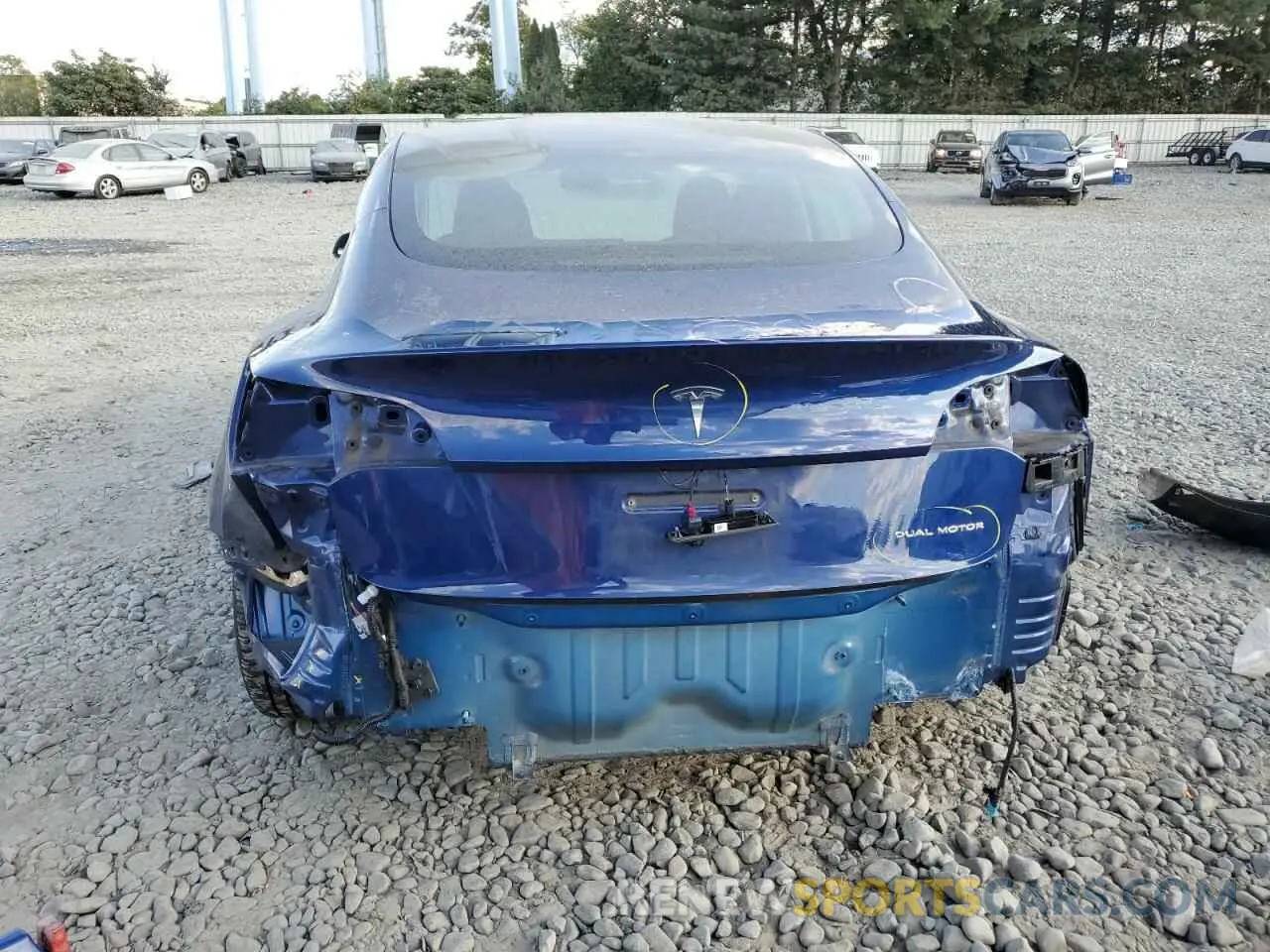 6 Photograph of a damaged car 5YJ3E1EB3LF787496 TESLA MODEL 3 2020