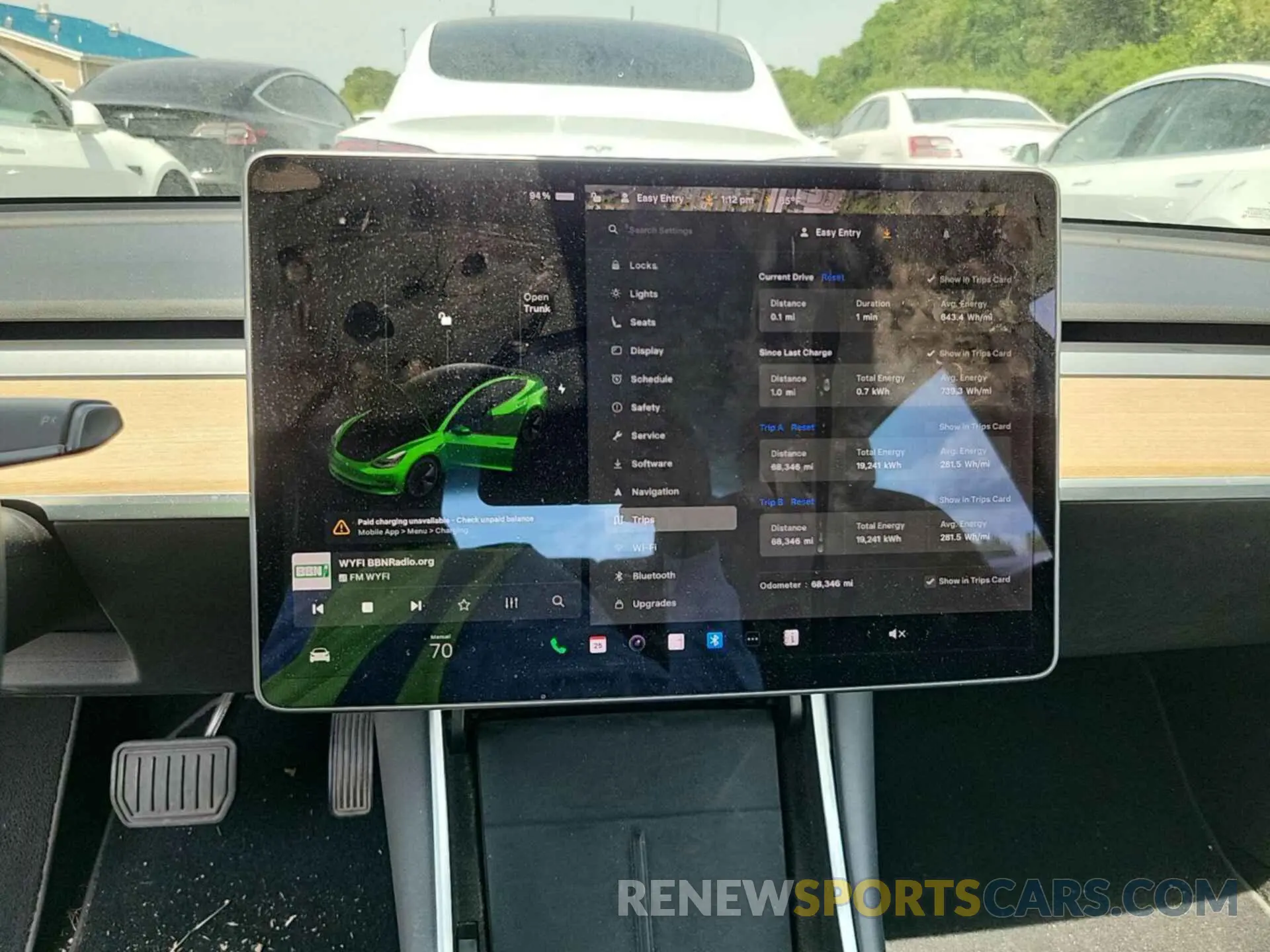 2 Photograph of a damaged car 5YJ3E1EB3LF795047 TESLA MODEL 3 2020