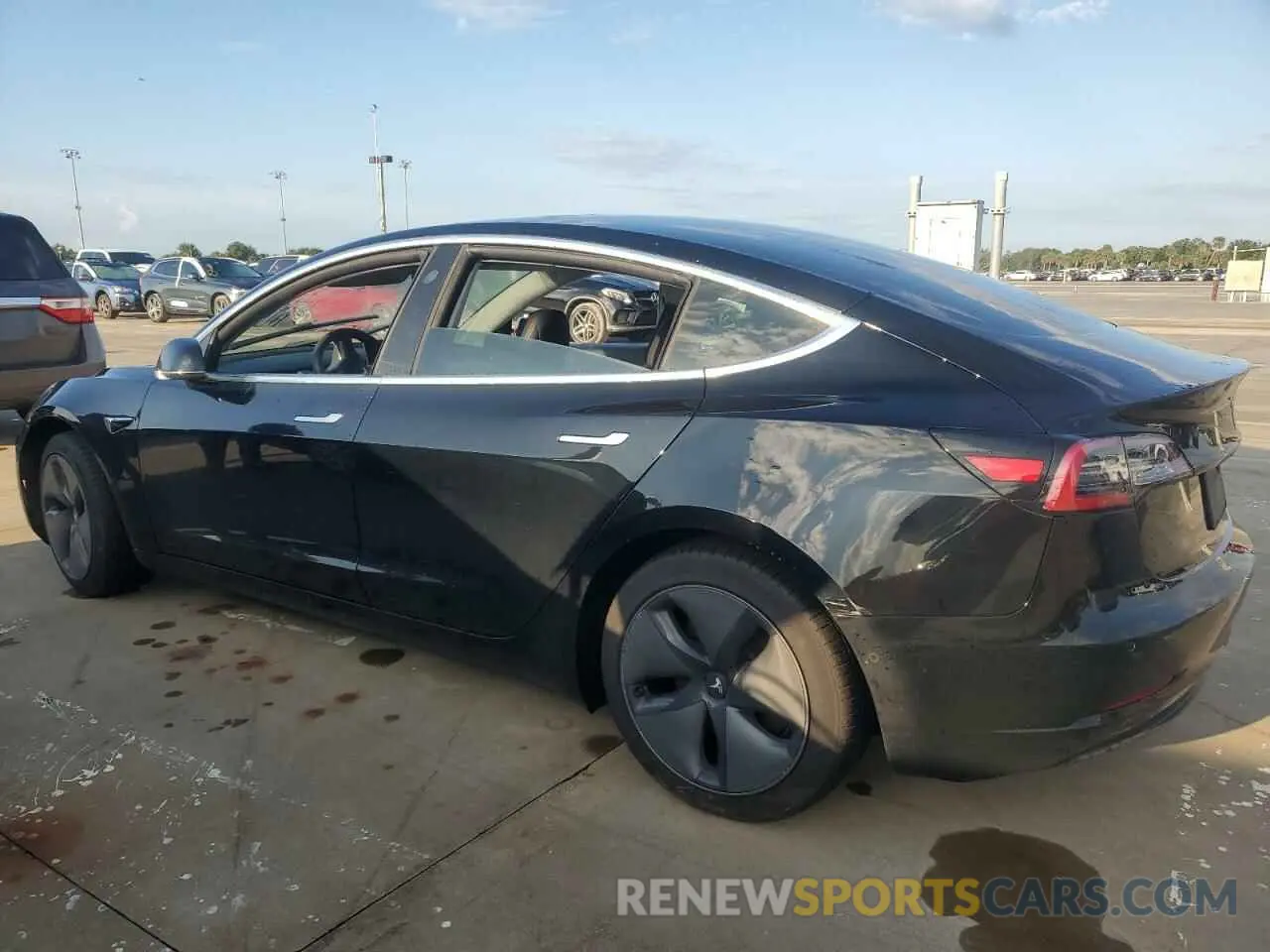 2 Photograph of a damaged car 5YJ3E1EB4LF600203 TESLA MODEL 3 2020
