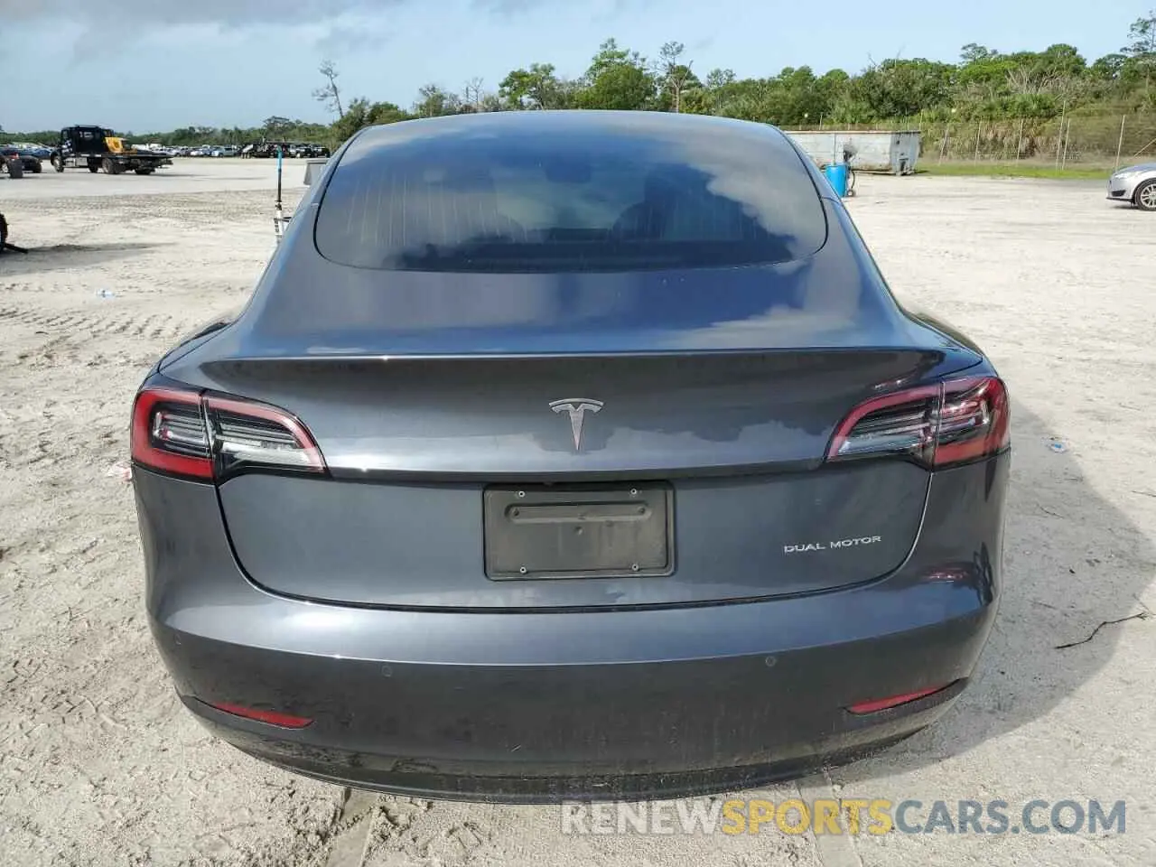 6 Photograph of a damaged car 5YJ3E1EB4LF601044 TESLA MODEL 3 2020