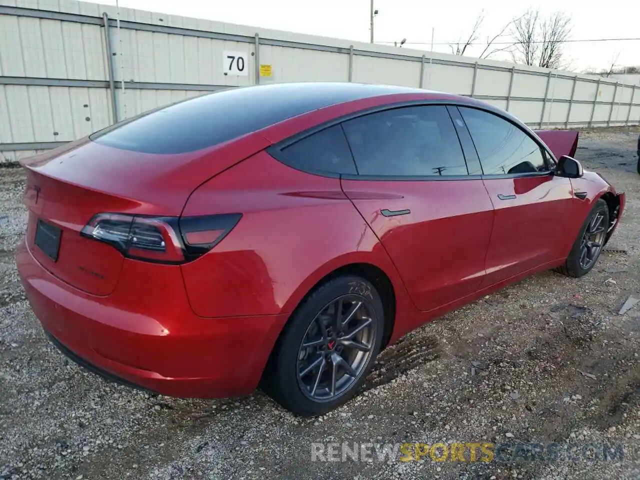 4 Photograph of a damaged car 5YJ3E1EB4LF606874 TESLA MODEL 3 2020