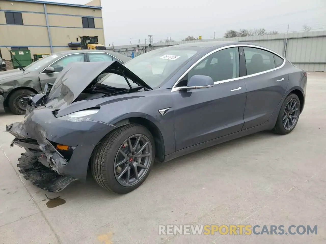 1 Photograph of a damaged car 5YJ3E1EB4LF616479 TESLA MODEL 3 2020