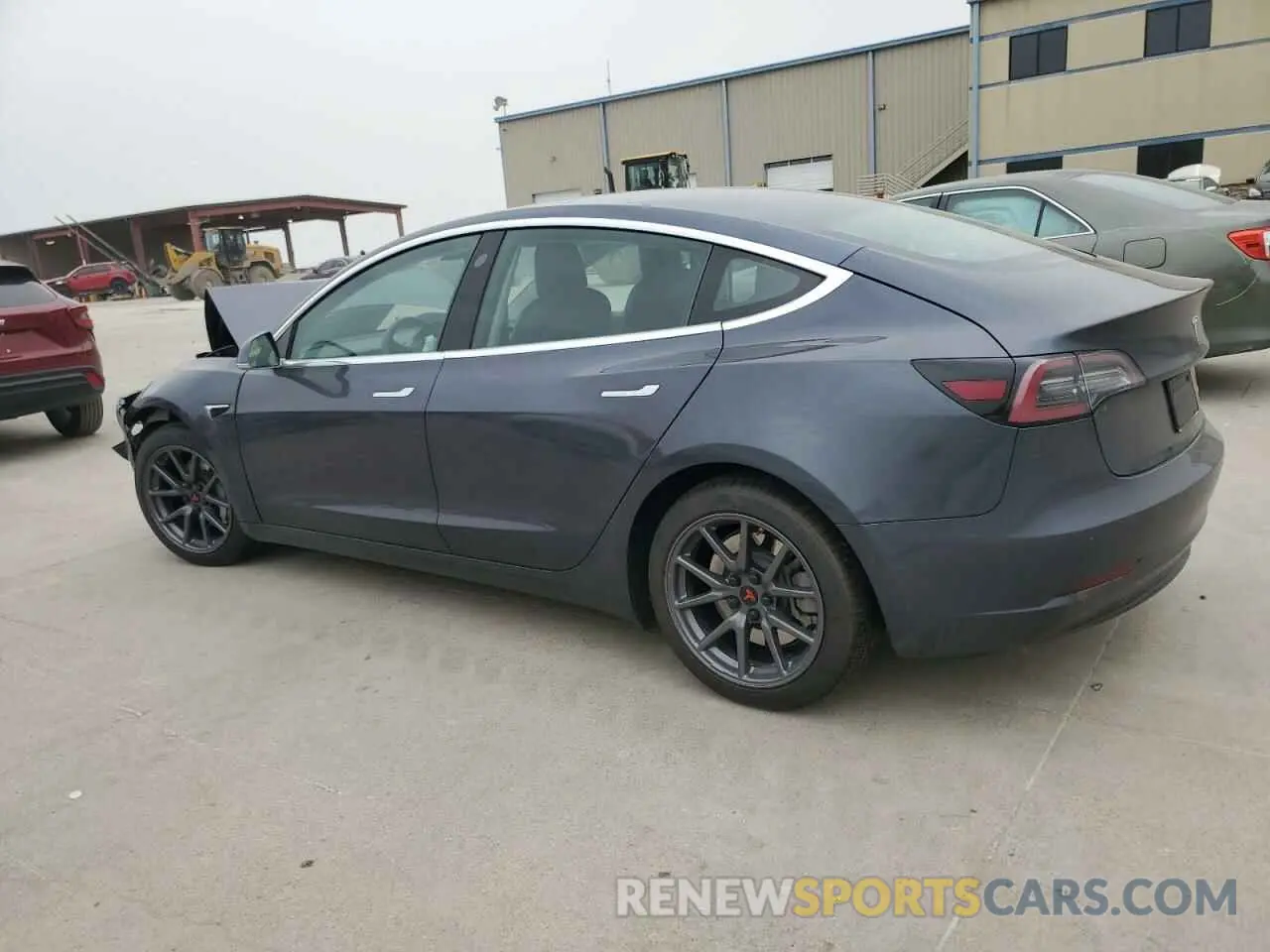 2 Photograph of a damaged car 5YJ3E1EB4LF616479 TESLA MODEL 3 2020