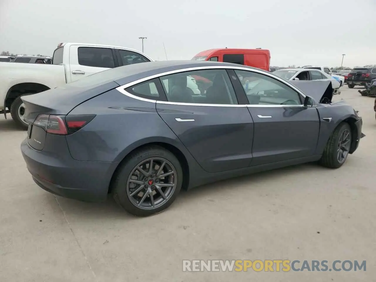 3 Photograph of a damaged car 5YJ3E1EB4LF616479 TESLA MODEL 3 2020