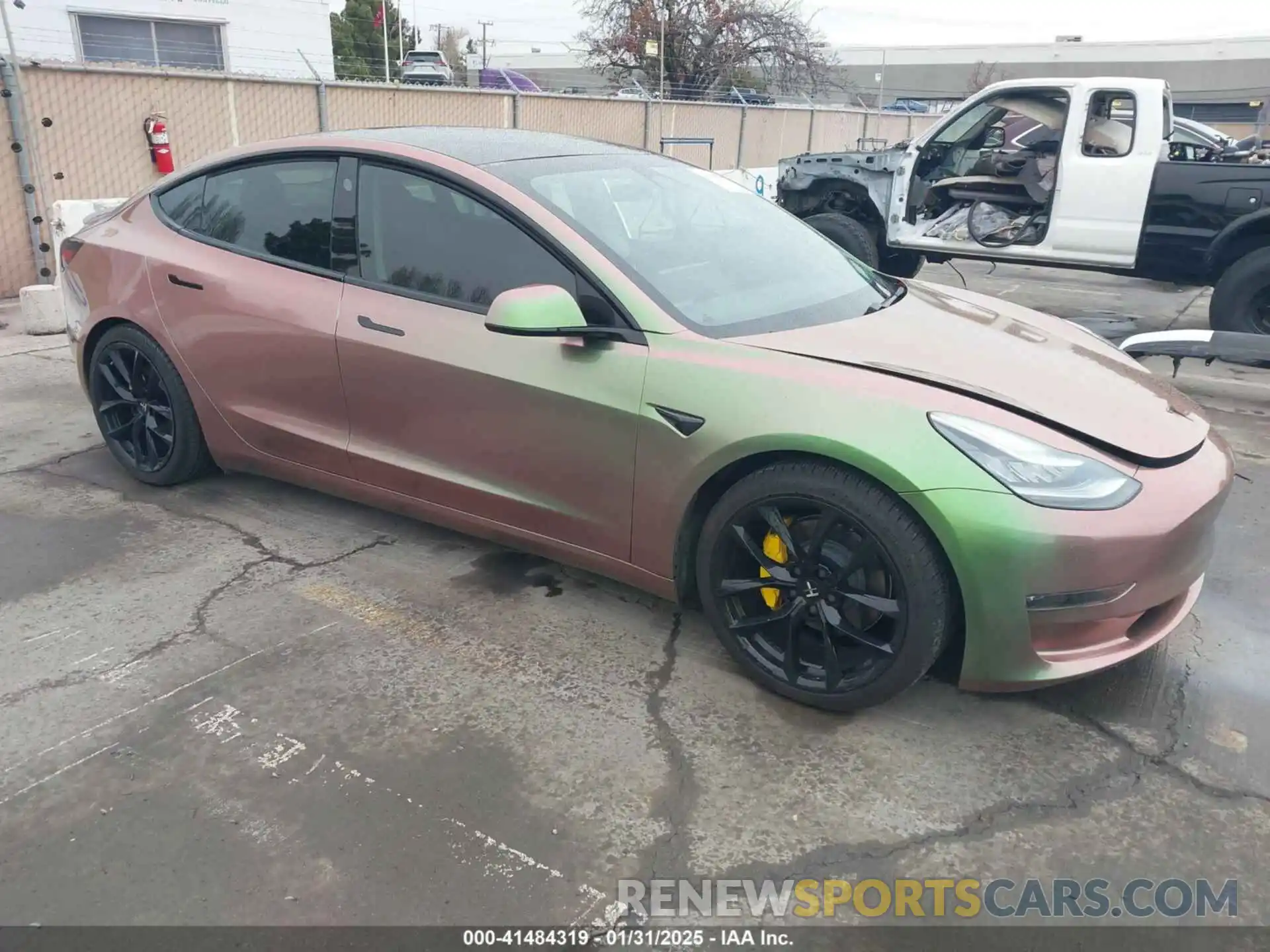 1 Photograph of a damaged car 5YJ3E1EB4LF635842 TESLA MODEL 3 2020