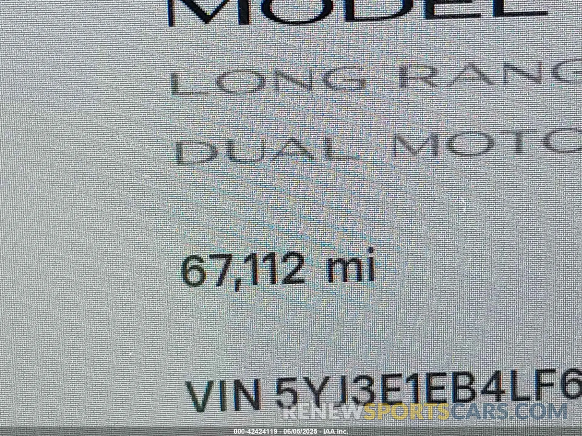 15 Photograph of a damaged car 5YJ3E1EB4LF637770 TESLA MODEL 3 2020