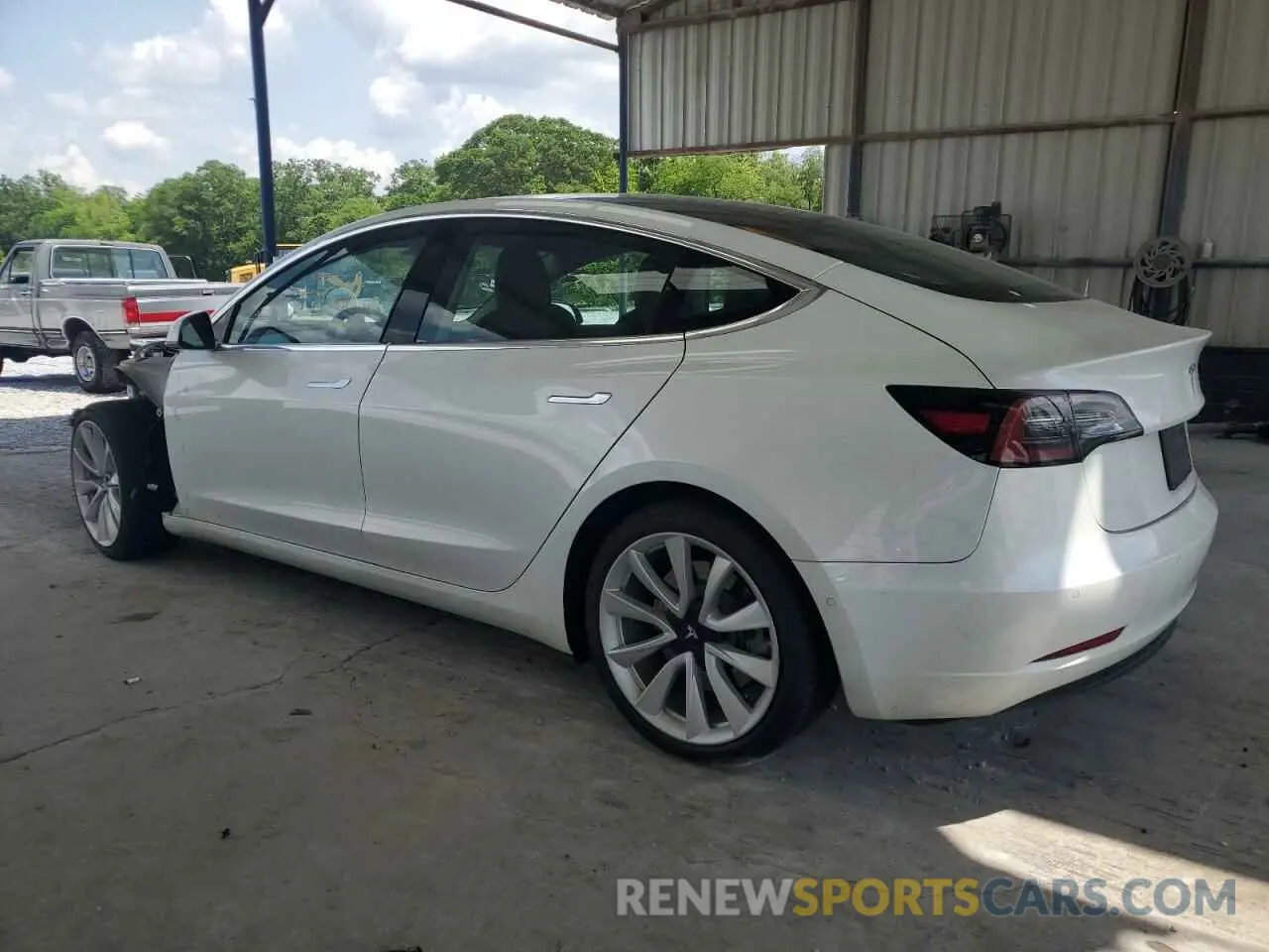 2 Photograph of a damaged car 5YJ3E1EB4LF638577 TESLA MODEL 3 2020