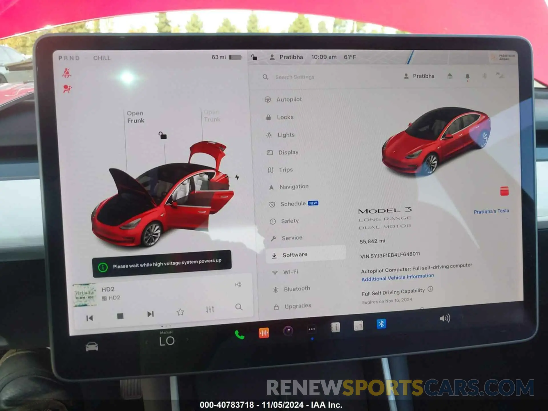 19 Photograph of a damaged car 5YJ3E1EB4LF648011 TESLA MODEL 3 2020