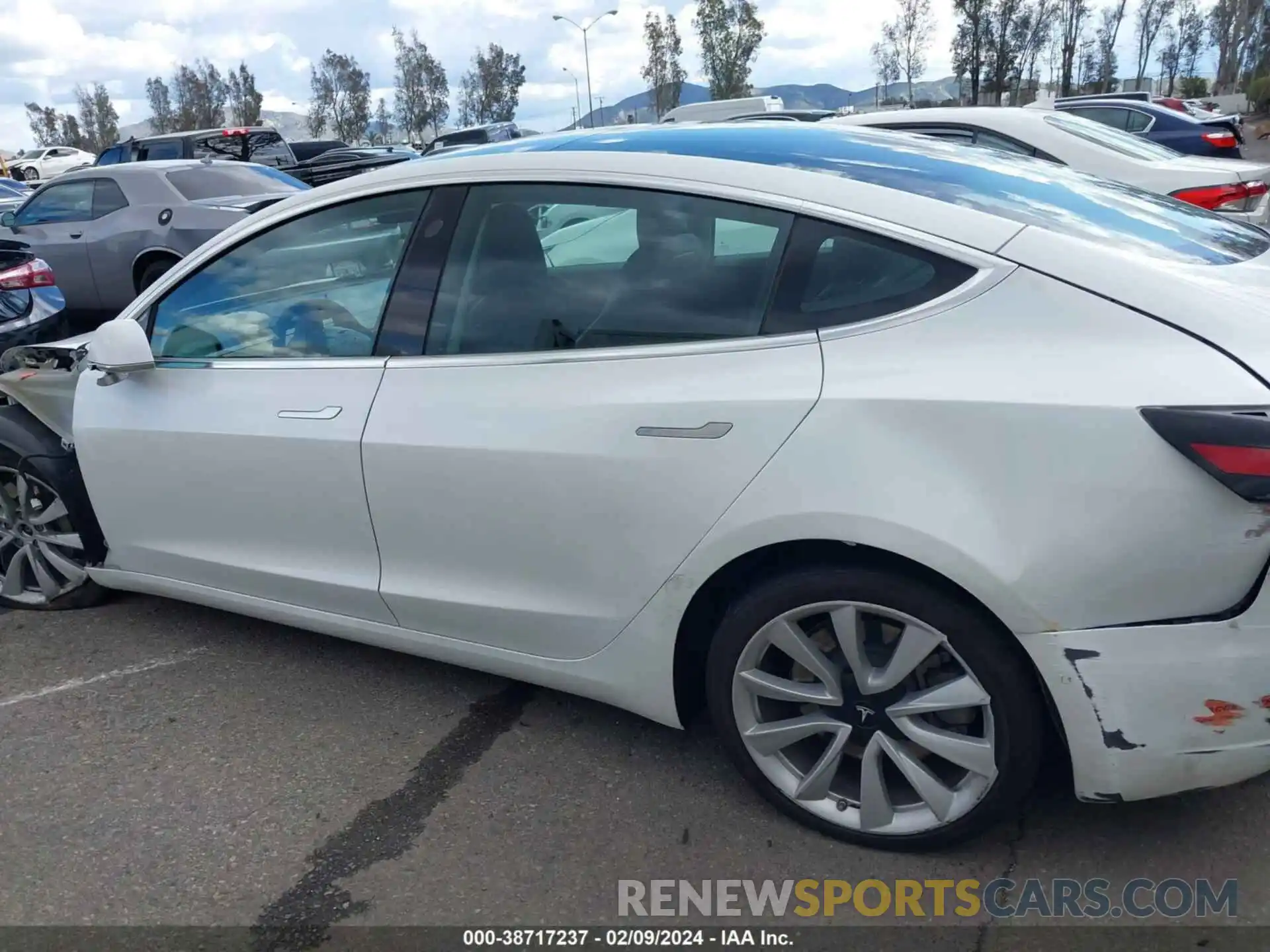 14 Photograph of a damaged car 5YJ3E1EB4LF651233 TESLA MODEL 3 2020