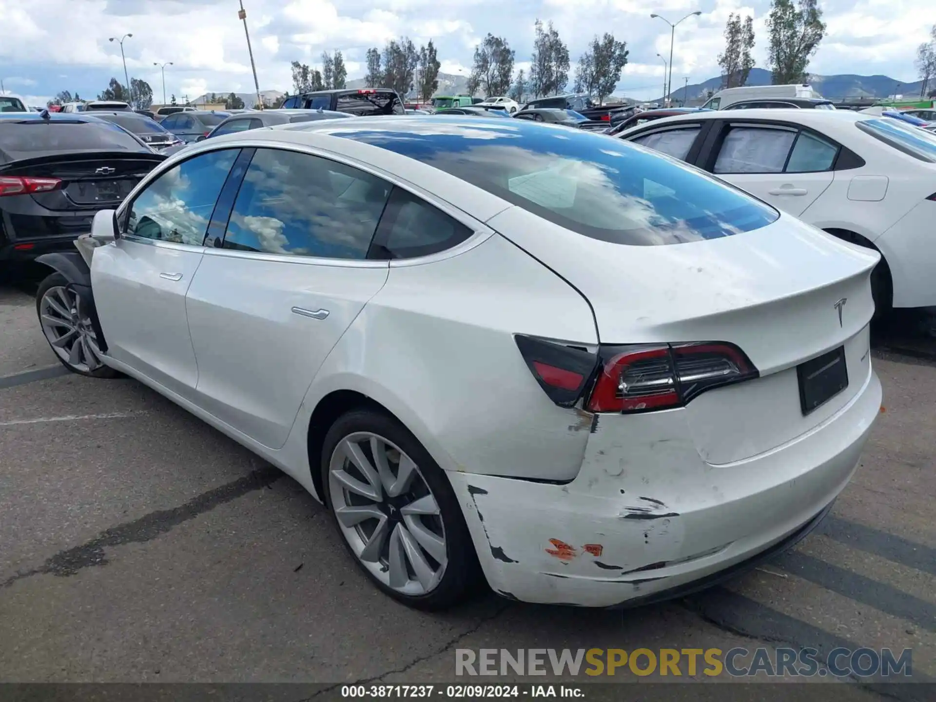 3 Photograph of a damaged car 5YJ3E1EB4LF651233 TESLA MODEL 3 2020