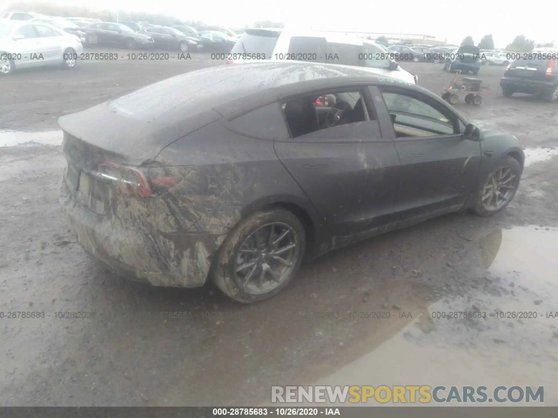 4 Photograph of a damaged car 5YJ3E1EB4LF662944 TESLA MODEL 3 2020