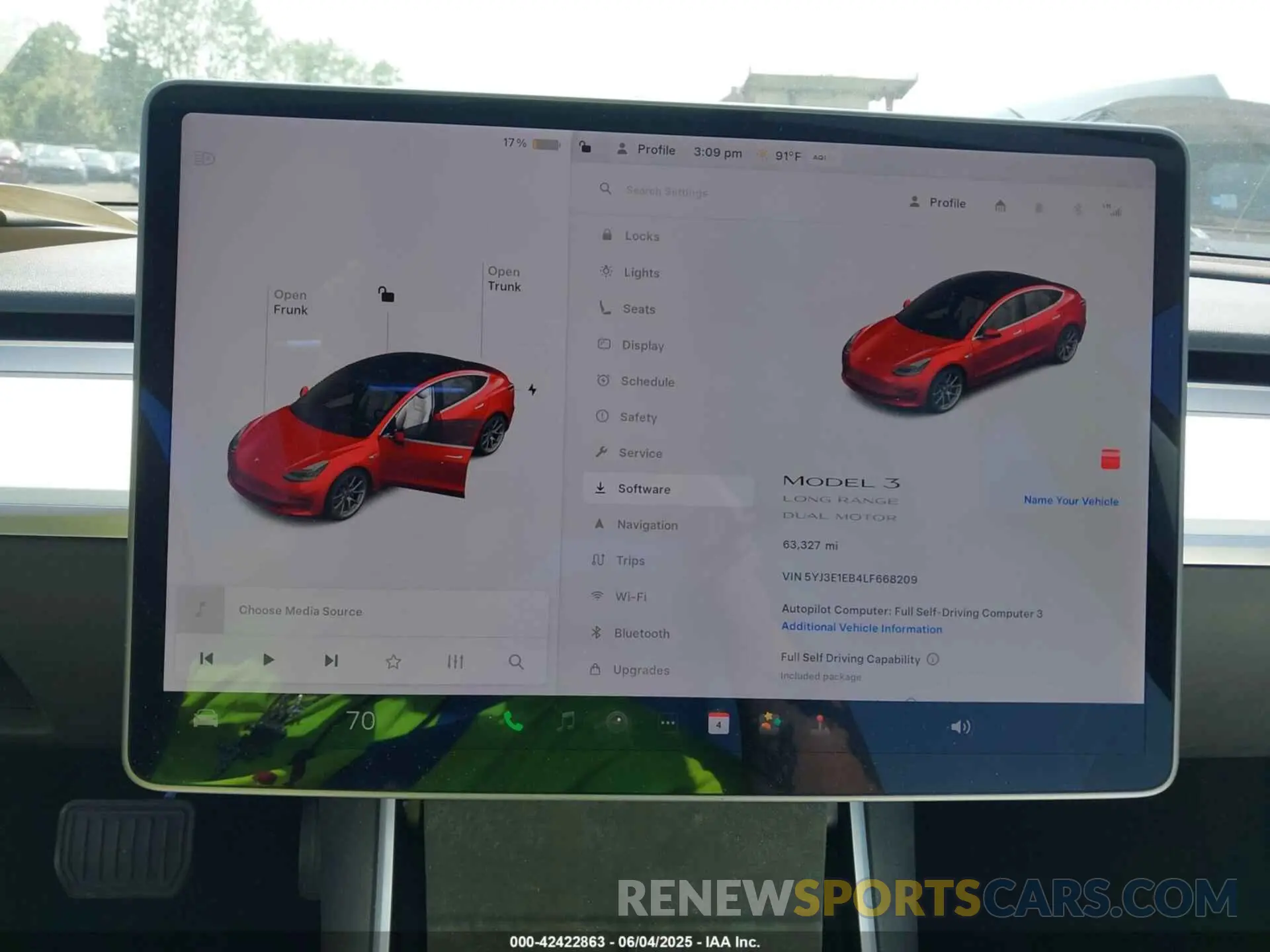 7 Photograph of a damaged car 5YJ3E1EB4LF668209 TESLA MODEL 3 2020
