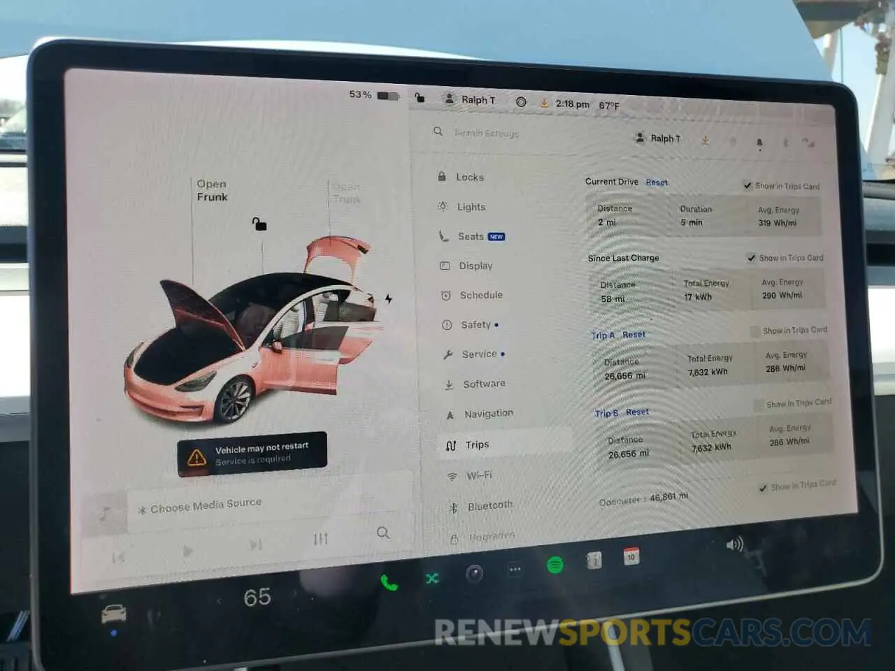9 Photograph of a damaged car 5YJ3E1EB4LF736038 TESLA MODEL 3 2020