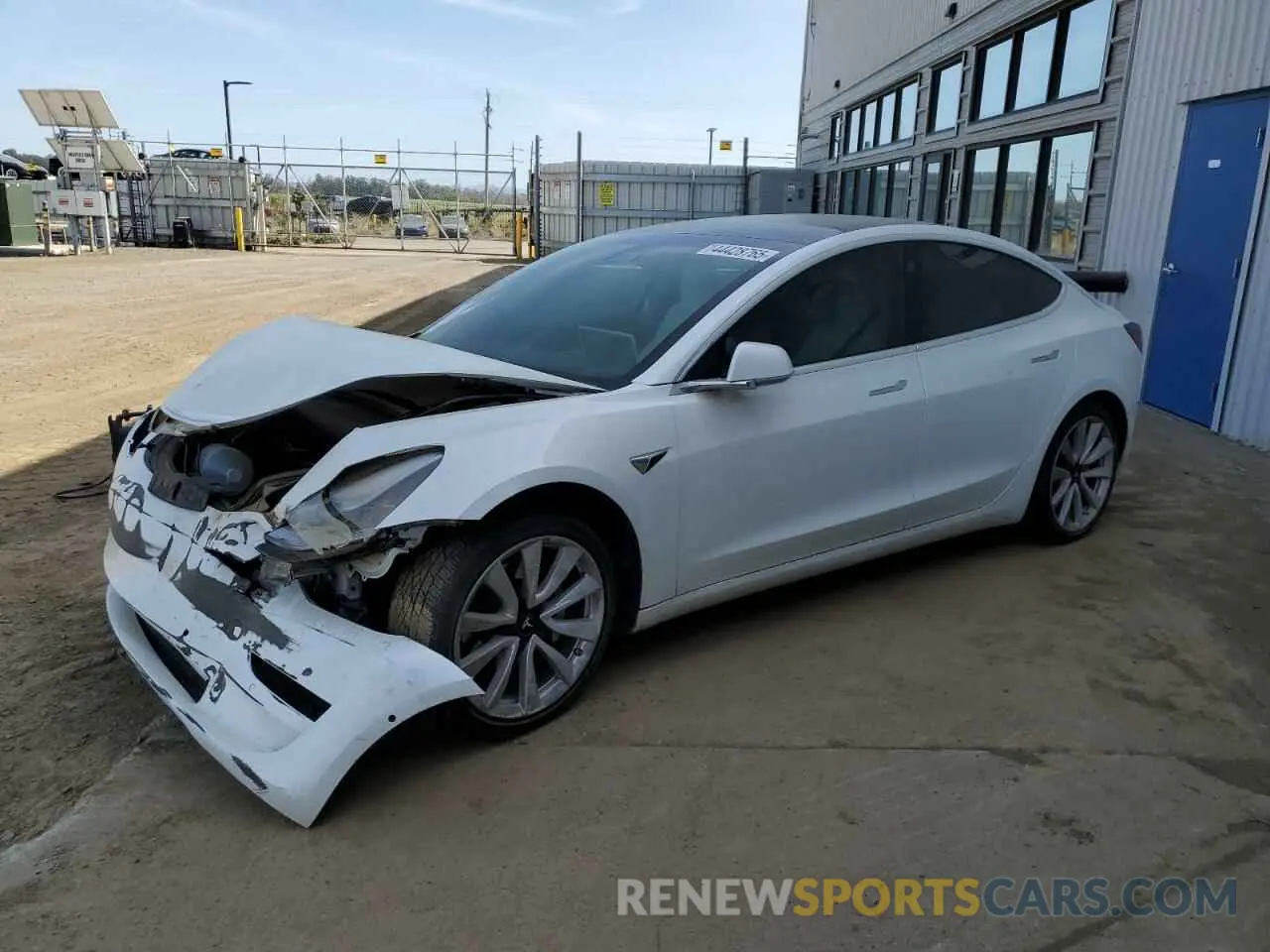 1 Photograph of a damaged car 5YJ3E1EB4LF788057 TESLA MODEL 3 2020