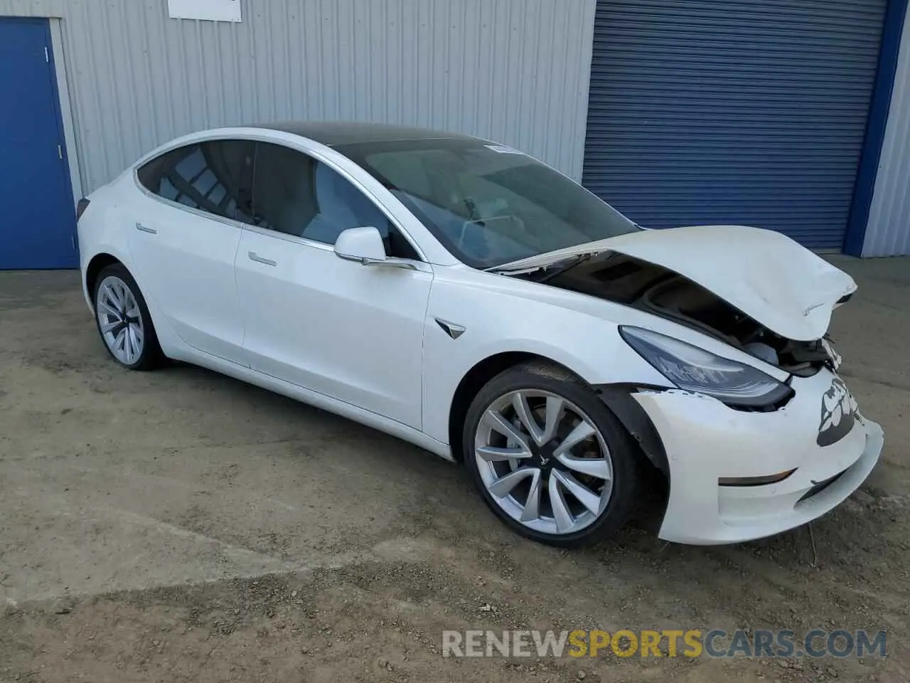 4 Photograph of a damaged car 5YJ3E1EB4LF788057 TESLA MODEL 3 2020