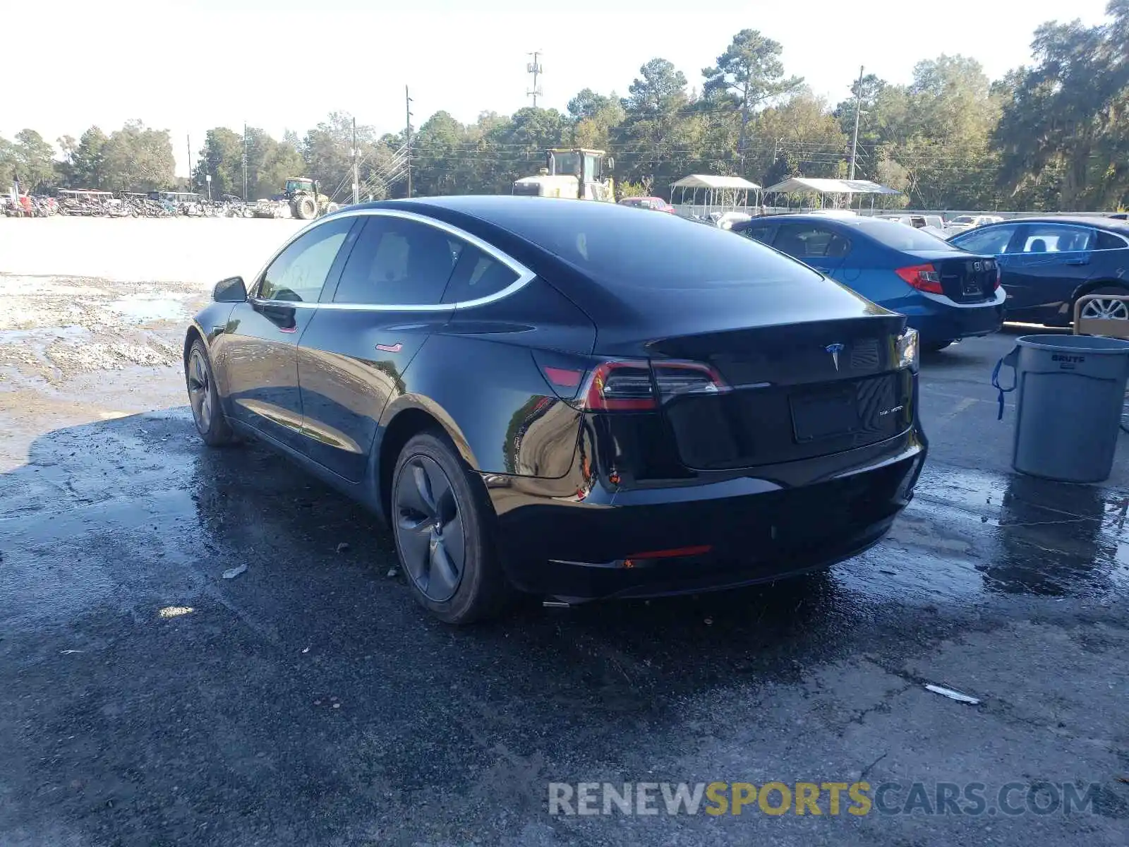 3 Photograph of a damaged car 5YJ3E1EB4LF791167 TESLA MODEL 3 2020