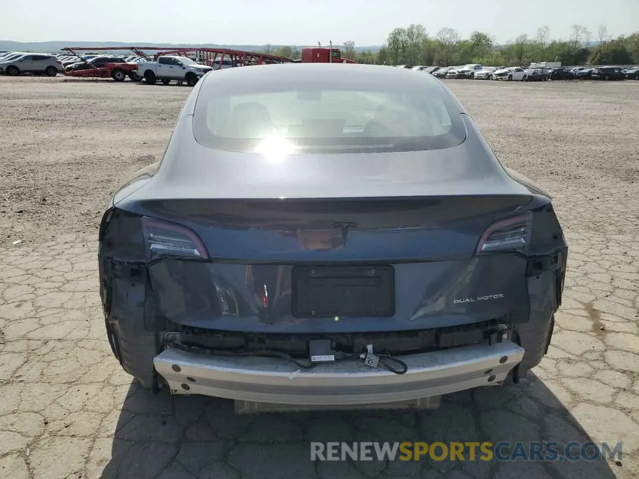 6 Photograph of a damaged car 5YJ3E1EB5LF589907 TESLA MODEL 3 2020