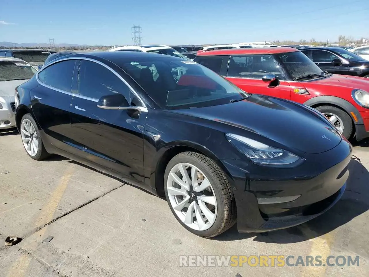 4 Photograph of a damaged car 5YJ3E1EB5LF600579 TESLA MODEL 3 2020