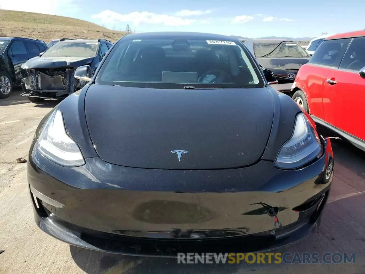 5 Photograph of a damaged car 5YJ3E1EB5LF600579 TESLA MODEL 3 2020