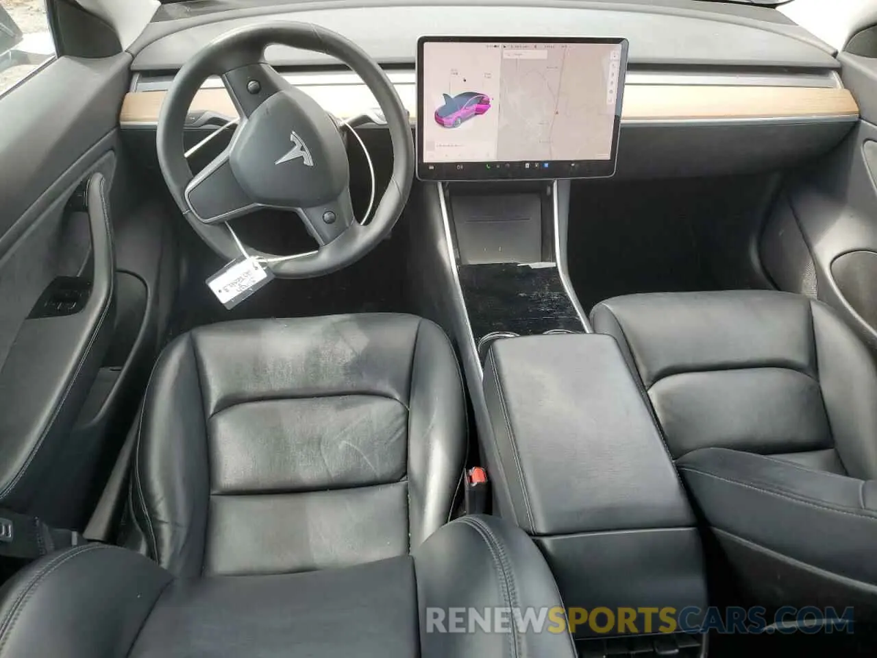 8 Photograph of a damaged car 5YJ3E1EB5LF600596 TESLA MODEL 3 2020