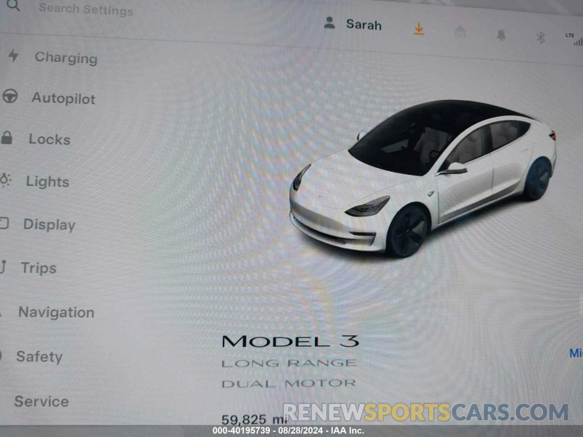 7 Photograph of a damaged car 5YJ3E1EB5LF607080 TESLA MODEL 3 2020