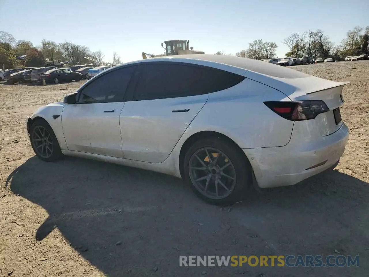 2 Photograph of a damaged car 5YJ3E1EB5LF618452 TESLA MODEL 3 2020