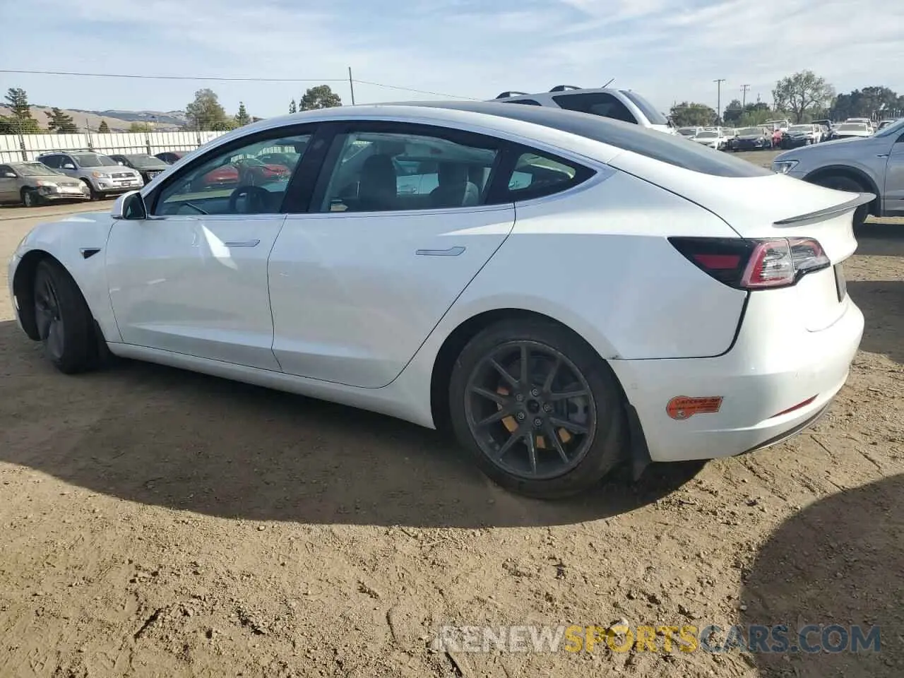 2 Photograph of a damaged car 5YJ3E1EB5LF619231 TESLA MODEL 3 2020