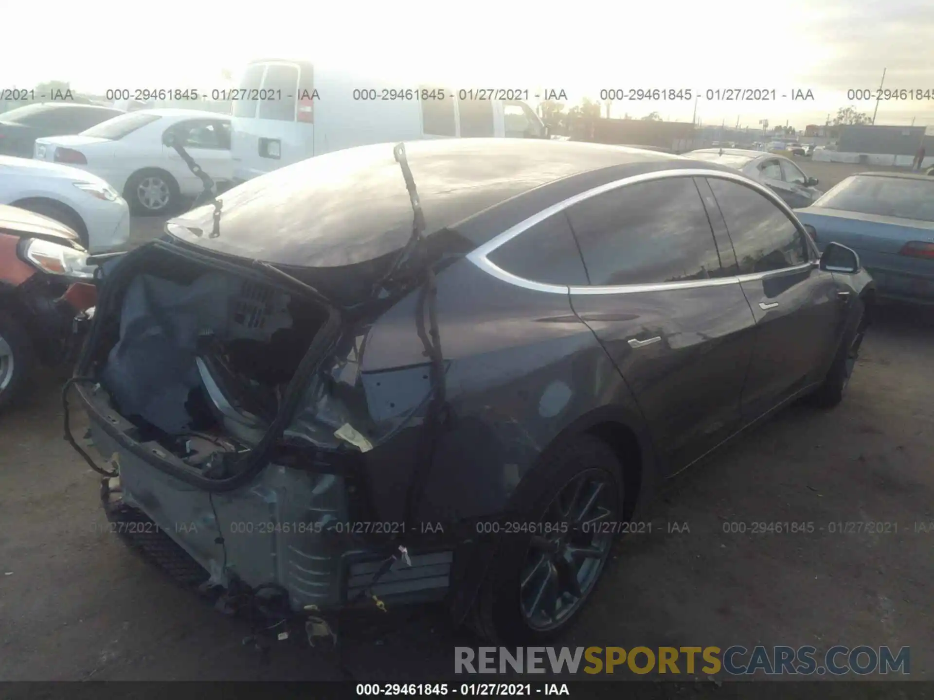 4 Photograph of a damaged car 5YJ3E1EB5LF635543 TESLA MODEL 3 2020