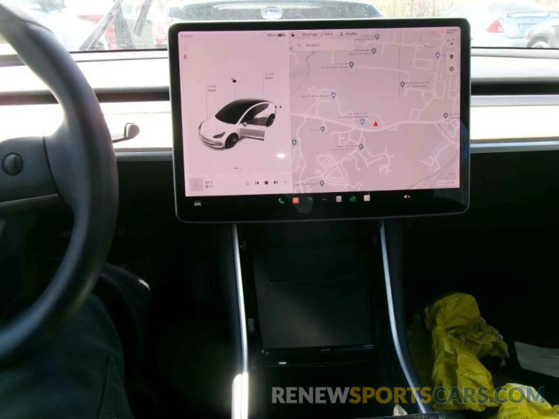 1 Photograph of a damaged car 5YJ3E1EB5LF637275 TESLA MODEL 3 2020