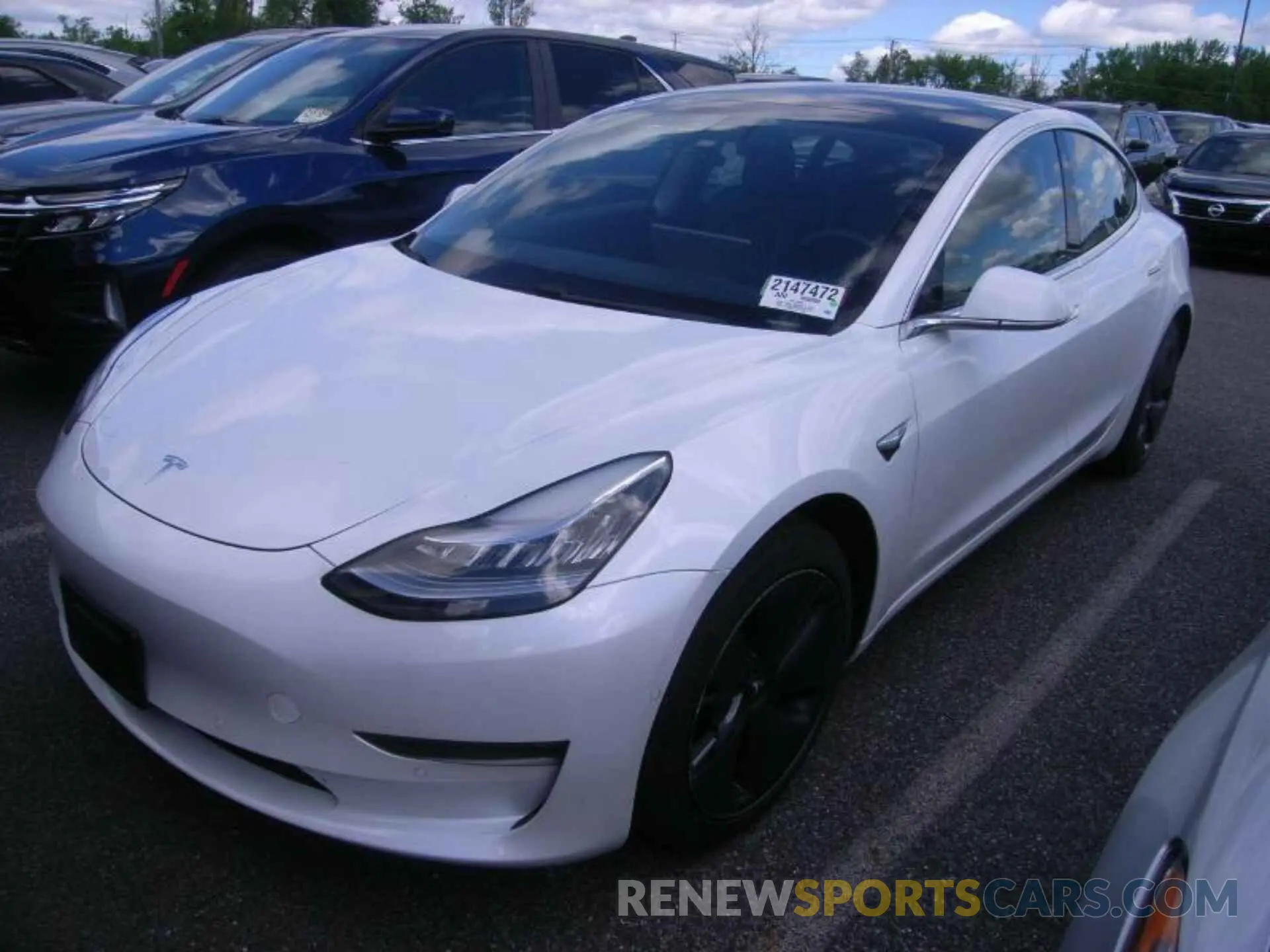 3 Photograph of a damaged car 5YJ3E1EB5LF637275 TESLA MODEL 3 2020