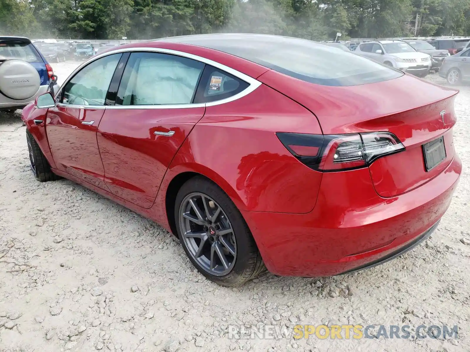 3 Photograph of a damaged car 5YJ3E1EB5LF649829 TESLA MODEL 3 2020