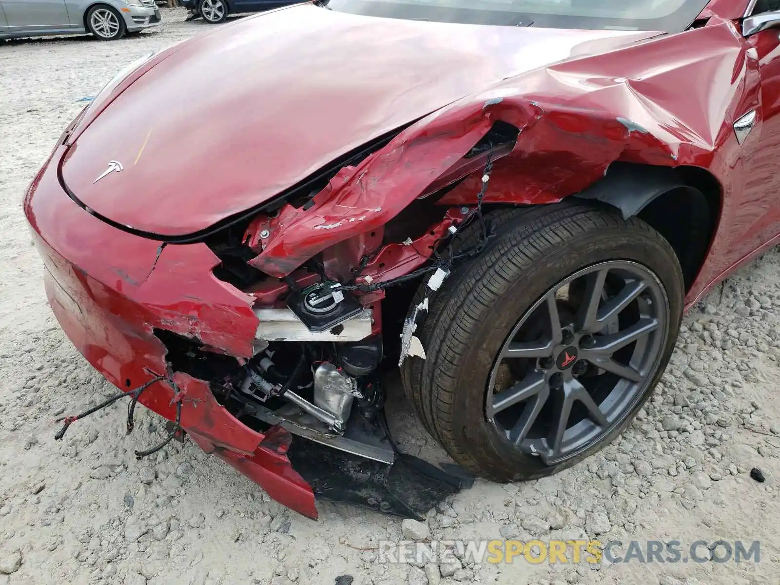 9 Photograph of a damaged car 5YJ3E1EB5LF649829 TESLA MODEL 3 2020