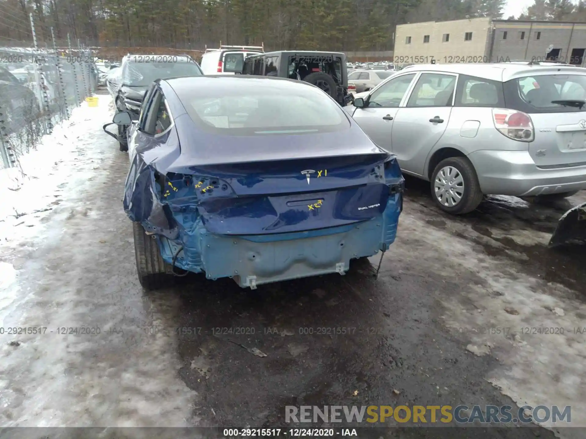 6 Photograph of a damaged car 5YJ3E1EB5LF664881 TESLA MODEL 3 2020