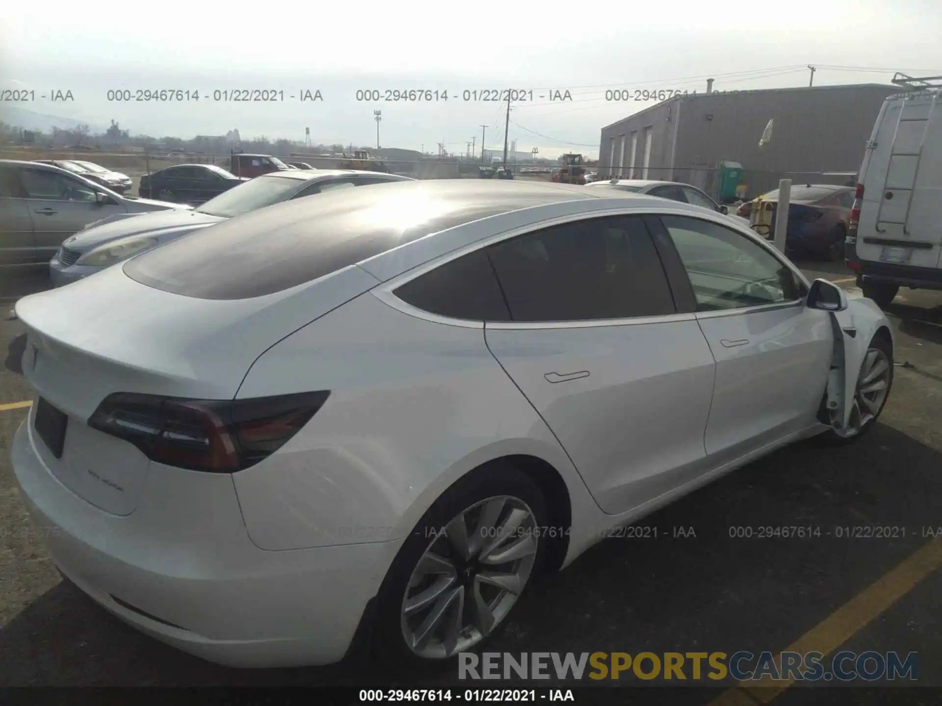 4 Photograph of a damaged car 5YJ3E1EB5LF667277 TESLA MODEL 3 2020