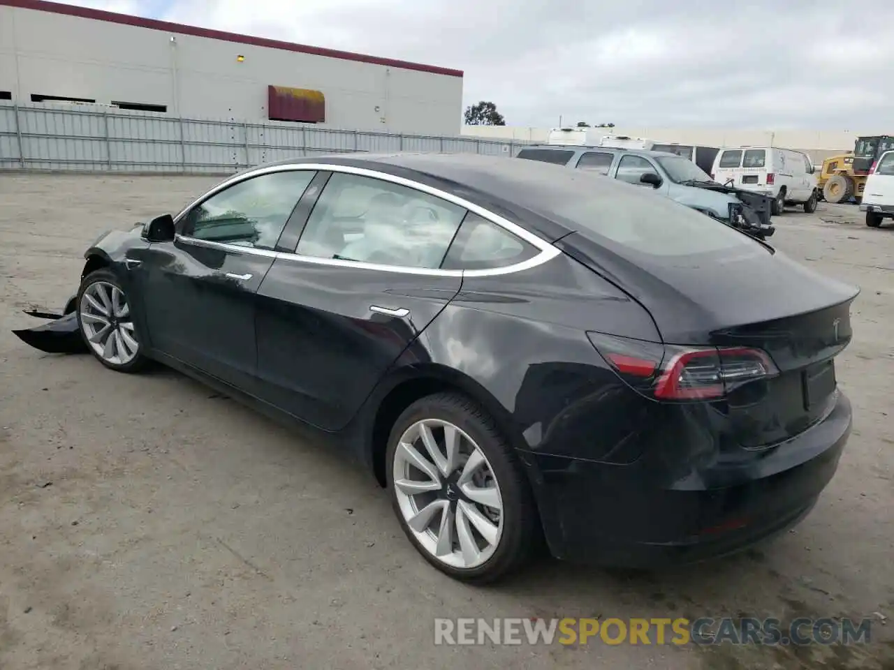 3 Photograph of a damaged car 5YJ3E1EB5LF742706 TESLA MODEL 3 2020