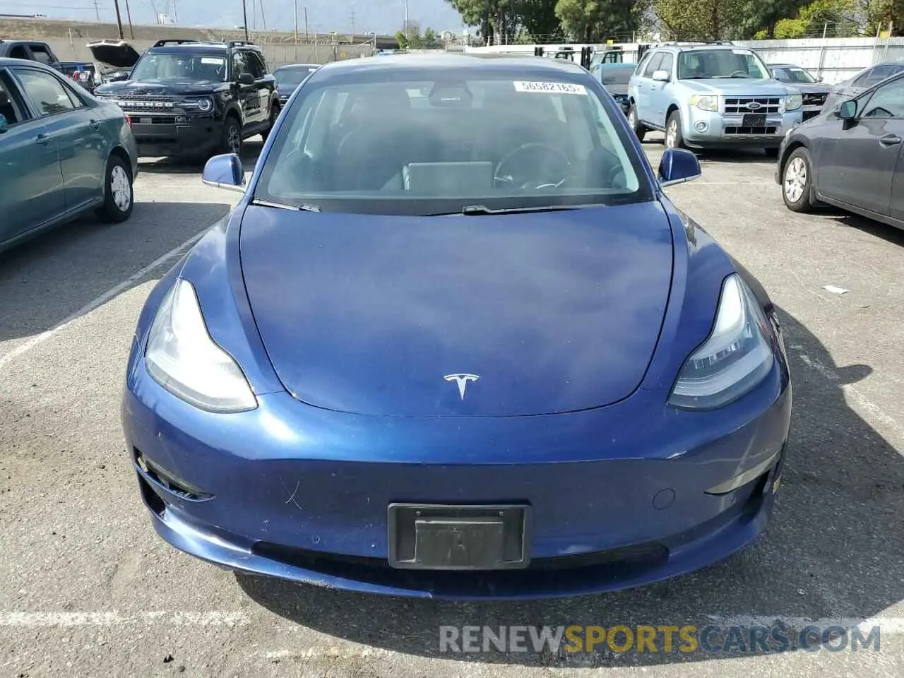 5 Photograph of a damaged car 5YJ3E1EB5LF744343 TESLA MODEL 3 2020