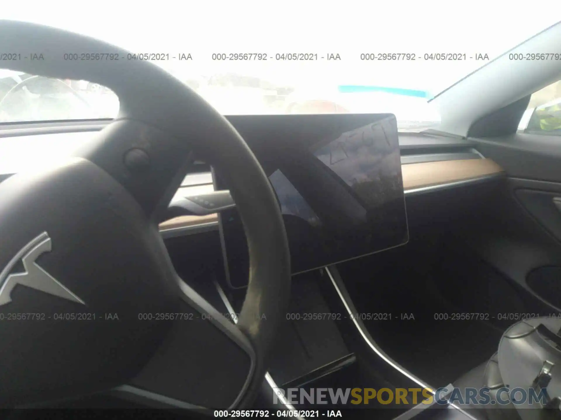 7 Photograph of a damaged car 5YJ3E1EB5LF787189 TESLA MODEL 3 2020