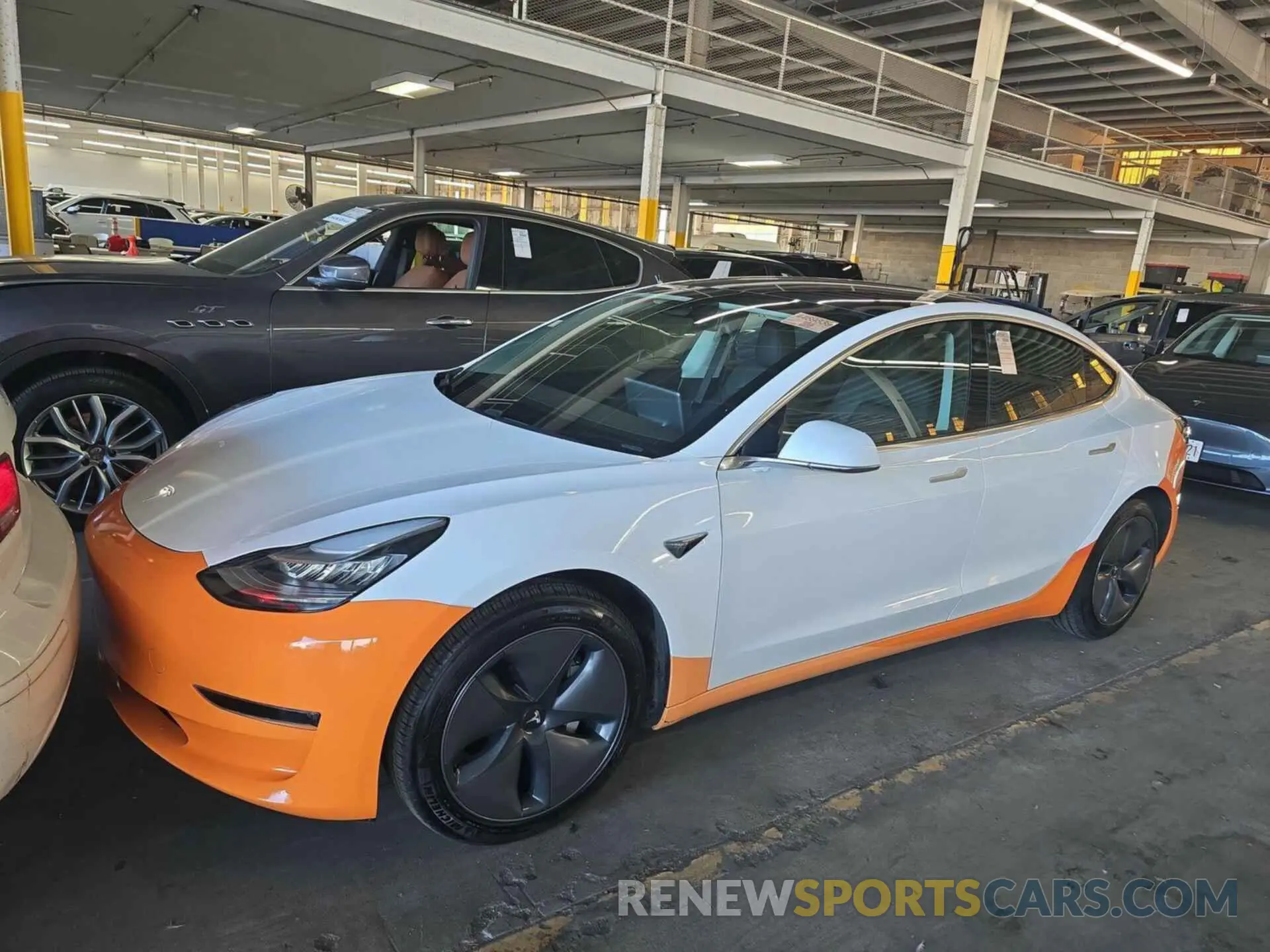 1 Photograph of a damaged car 5YJ3E1EB5LF790609 TESLA MODEL 3 2020