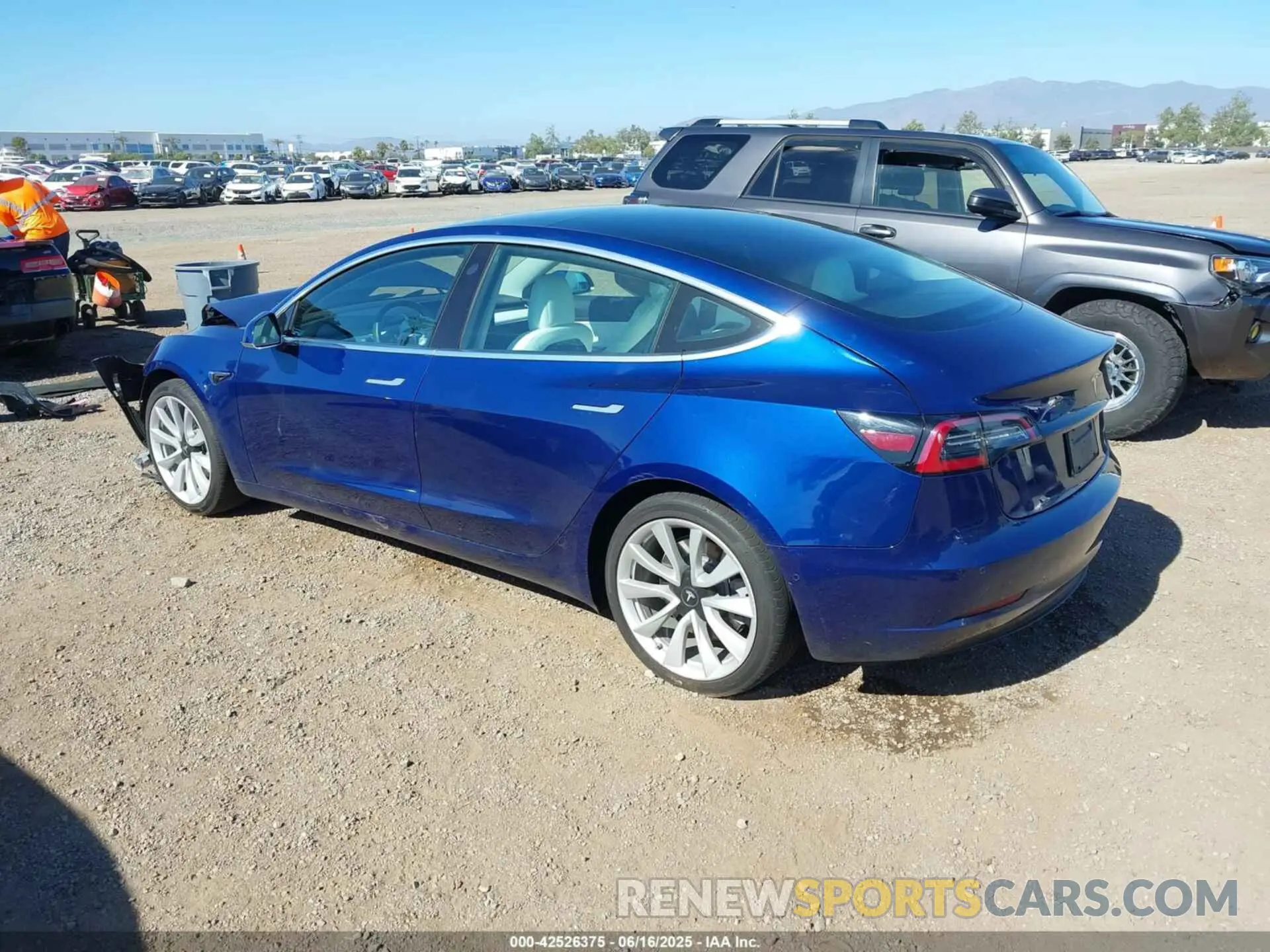 3 Photograph of a damaged car 5YJ3E1EB5LF791503 TESLA MODEL 3 2020